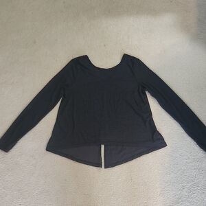 Old Navy Women's Dark Blue Long Sleeve Tee